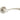Frelan Hardware - Jedo Comet Door Handles - Pair; #finish_satin-nickel