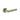 Frelan Hardware - Jedo Hex Door Handles on Rose - Pair; #finish_antique-brass