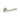 Frelan Hardware - Jedo Venice Door Handles on Rose - Pair; #finish_satin-nickel