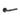 Frelan Hardware - Jedo Midtown Door Handles on Rose - Pair; #finish_black-nickel