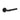 Frelan Hardware - Jedo Midtown Door Handles on Rose - Pair; #finish_black