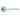 Frelan Hardware - Jedo Lorenzo Door Handles on Rose - Pair; #finish_polished-chrome--satin-chrome