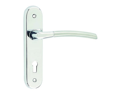 Frelan Hardware - Lorenzo Kontrax Suite Door Handles - Pair - Lock