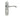 Frelan Hardware - Broadway Suite Door Handles - Pair - Lock; #finish_satin-chrome