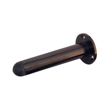 Frelan Hardware - Jedo Cylinder Wall Mounted Door Stop on Rose - 75mm; #finish_dark-bronze