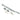 Frelan Hardware - Modern Casement Stays - Lockable; #finish_satin-chrome
