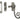 Frelan Hardware - Antique Range Casement Fasteners - 85mm; #finish_pewter
