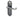 Frelan Hardware - Turnberry Suite Door Handles - Pair - Latch; #finish_pewter