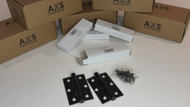 AXS Hardware 3inch Hinges; #finish_black