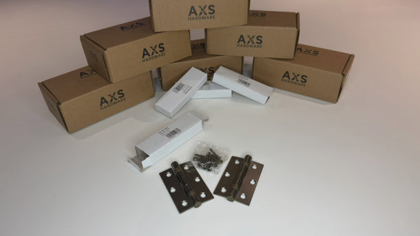 AXS Hardware 3inch Hinges; #finish_antique-brass