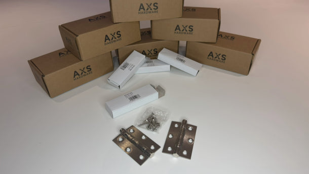 AXS Hardware 3inch Hinges; #finish_satin-nickel